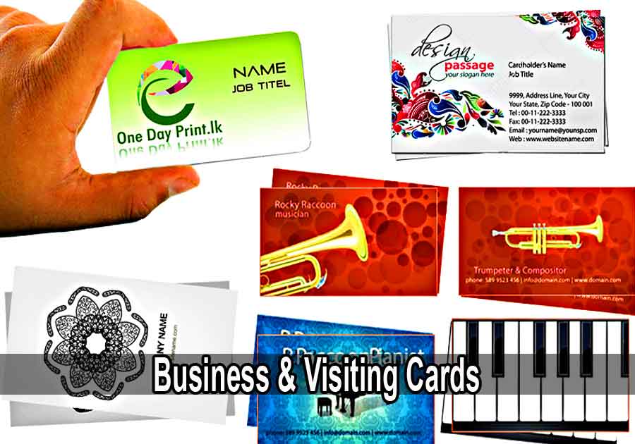sri lanka business visiting card cards one day printing print prints service services leaf d printers web ads portal